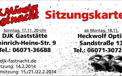 Online-Registrierung für Fastnacht ist online