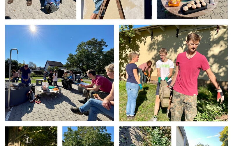 Nicht nur die Bienen waren fleißig- DJK-Garten-Team packt wieder an