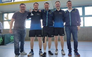 Die siebte Tischtennis Herrenmannschaft – Pokalsieger 2022 der 3. Kreisklasse