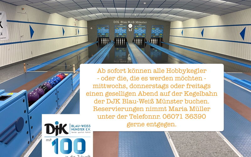 Neuer Auftakt für das Hobbykegeln