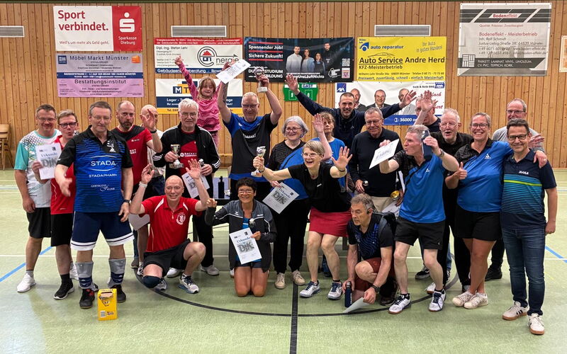 Erfolgreicher Stada Cup in Münster - Tischtennis für Menschen mit Parkinson