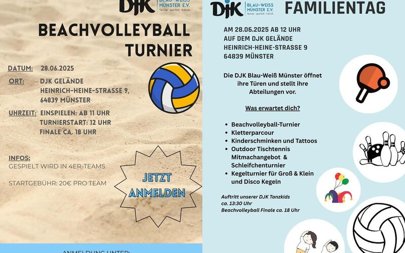 DjK Familientag & Beachvolleyballturnier